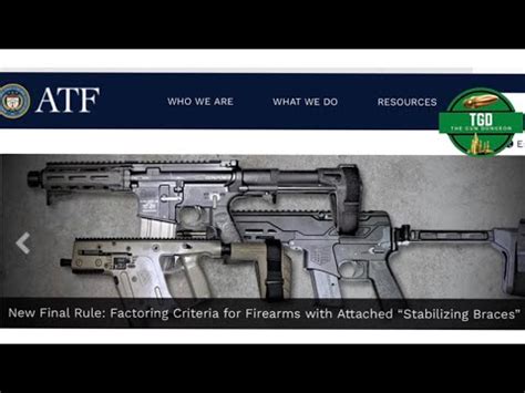 Atf Releases Pistol Brace Ban Final Rule Youtube