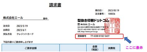 適格請求書（インボイス）について｜型抜き印刷ドットコム