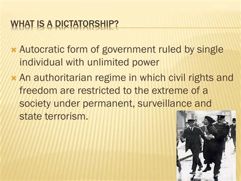 PPT - dictatorship PowerPoint Presentation, free download - ID:1937573