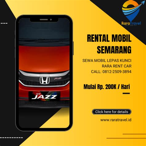 Rental Mobil Semarang Lepas Kunci Jam Harga Sewa Murah Melayani