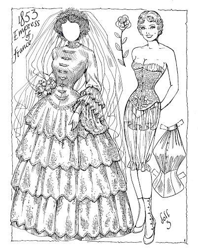 Victorian Brides Paper Dolls By Charles Ventura Nena Bonecas De Papel Álbumes Web De Picasa