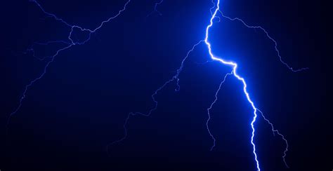 Blue Lightning Wallpaper Hd K