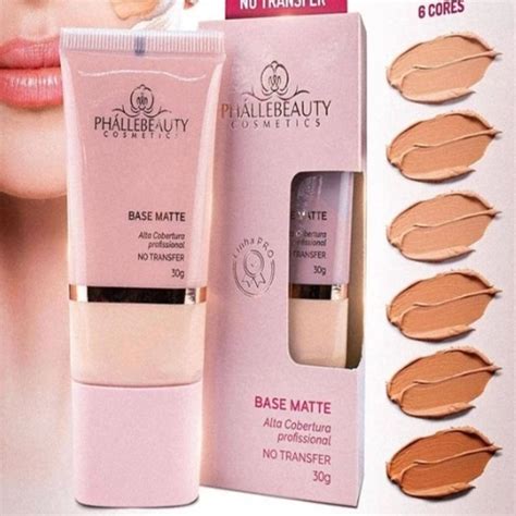 Base Matte Alta Cobertura Phallebeauty Loja Marias Make