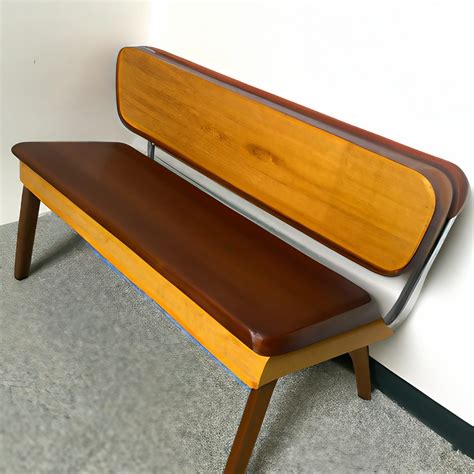 Midcentury Modern Entry Bench - Architecture Adrenaline