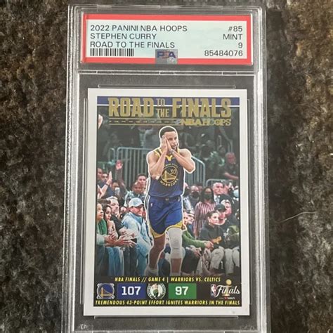 2022 23 Panini Nba Hoops Stephen Curry 85 Road To The Finals 180199