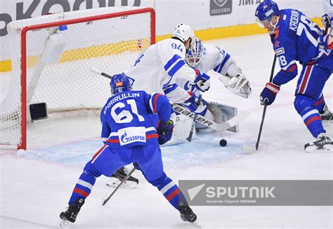 Russia Ice Hockey Kontinental League SKA Dynamo Sputnik Mediabank