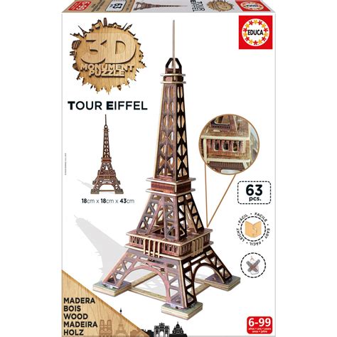 Educa Puzzle Tour Eiffel D Ah Ap Puzzle Fiyat