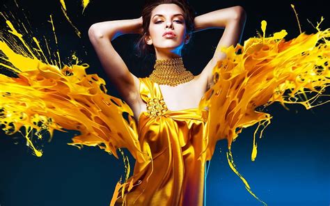 Yellow Dresses Hd Wallpaper Pxfuel