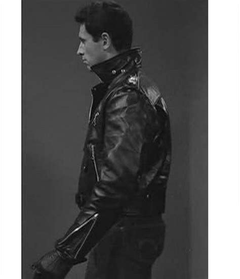 Biker Rod Serling The Twilight Zone Leather Jacket - Jackets Masters