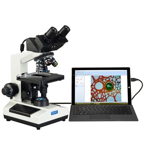 OMAX MD827S30L Microscope binoculaire numérique à lumière LED avec