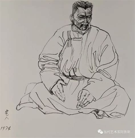 著名蒙古族大画家那木斯来作品，一张比一张震惊！ 草原元素 蒙古元素 Mongolia Elements