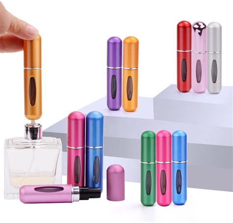 Atomiseur De Parfum Rechargeable Ml Couleurs Flacon