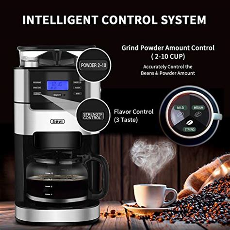 Gevi Cup Drip Coffee Maker Brew Automatic Coffee Machine With Built