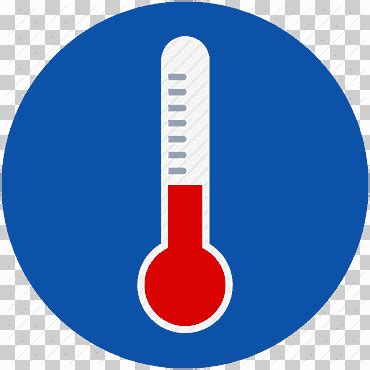 Ilustraci N De Nivel De Temperatura Azul Y Rojo Term Metro Iconos De