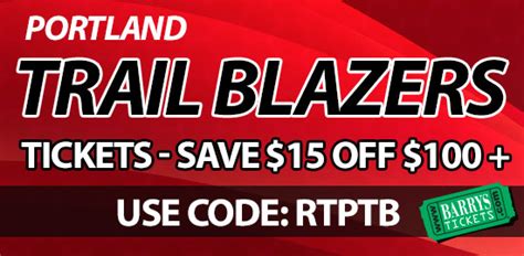 Trail Blazers Ticket Deals for all games