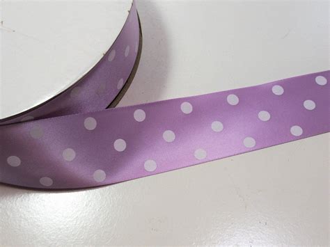 Purple Ribbon Single Faced Satin Ribbon 1 1 2 Inches Wide X 10 Yards