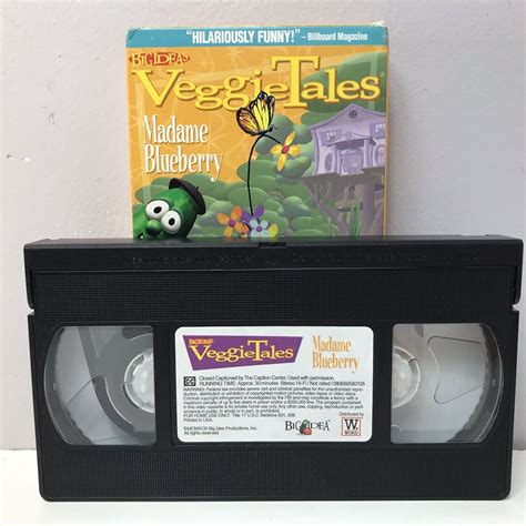 VeggieTales Madame Blueberry VHS Video Tape Grelly USA