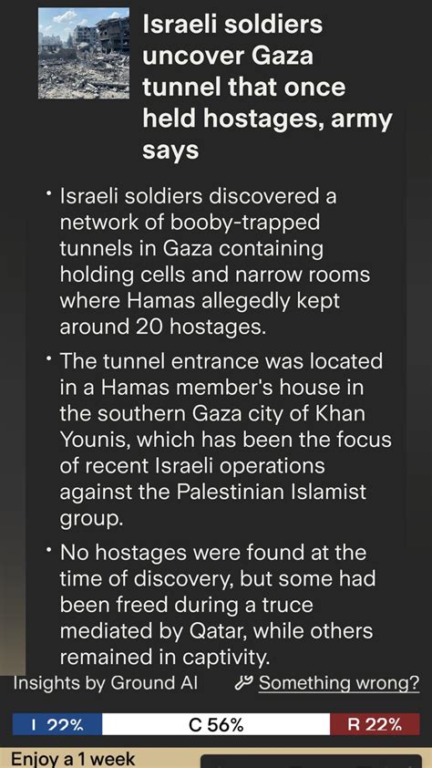 Gaza tunnels discovered : r/Israel