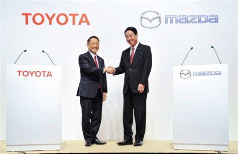 Toyota And Mazda Sign Partnership Co Develop Evs Produce Vehicles In Us