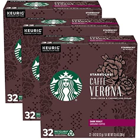 Starbucks Caffe Verona Coffee K Cups Packs Walmart