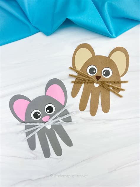 Mouse Handprint Craft For Kids Simple Everyday Mom