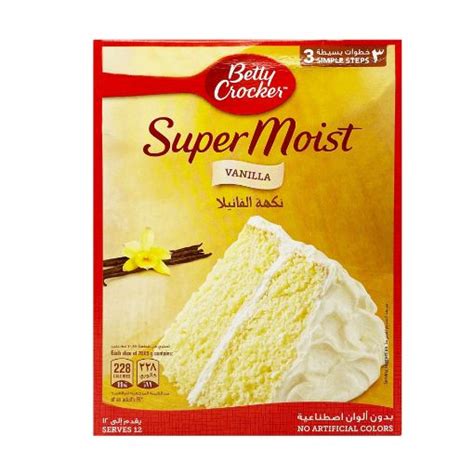 Maxmart Online Betty Crocker Super Moist Vanilla 500g