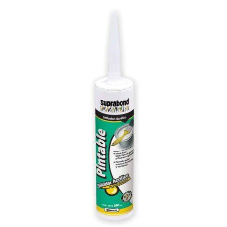 Sellador Acrilico Pintable Blanco Cm Suprabond