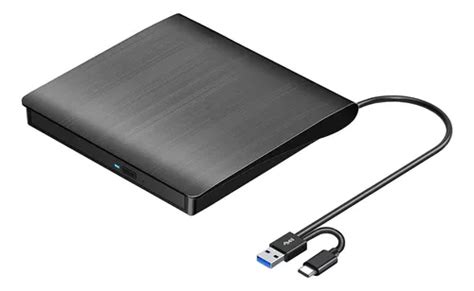 Grabador Quemador Externo Cd Lector Dvd Slim Con Usb Type C Env O Gratis