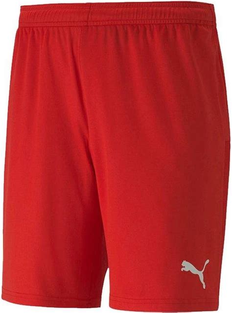 Puma Teamgoal Knit Shorts Men Red Se Priser