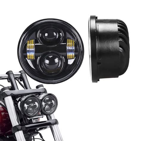 Aliexpress Buy 4 65 Twin Dual LED Headlights Daymaker For Harley