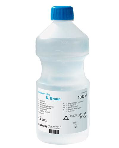 Natriumklorid 9mg ml skyllevæske B Braun Ecotainer flaske 1000 ml