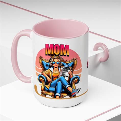 Mom Mug Director Of Everything Special Mothers Day Two Tone Coffee