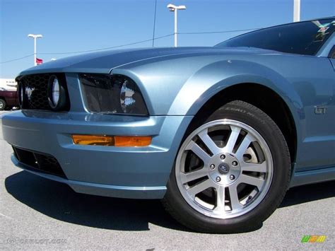 2005 Windveil Blue Metallic Ford Mustang Gt Premium Convertible 7965713 Photo 2