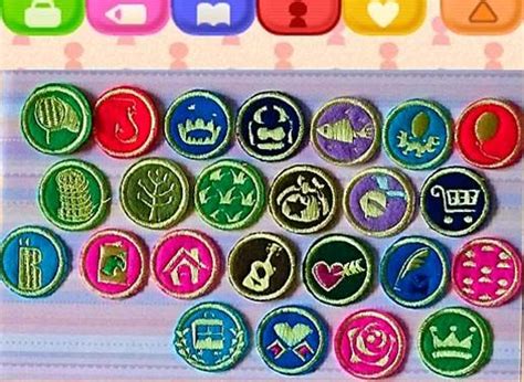 Animal Crossing Badges By Fairy Of Illusions Acnl Art City Folk Cute