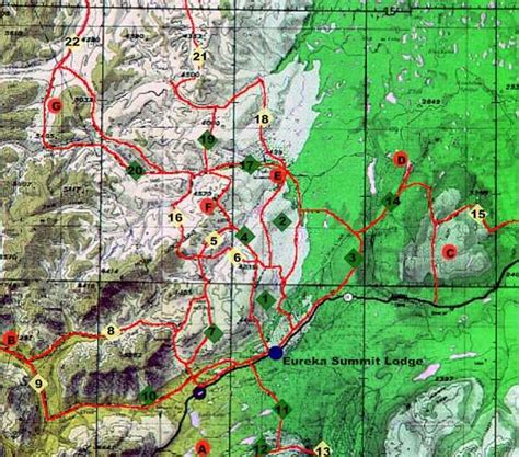 Eureka Alaska Trail System Maps