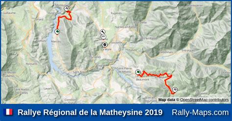 Mapy Zaplanuj Rallye Régional de la Matheysine 2019 Coupe