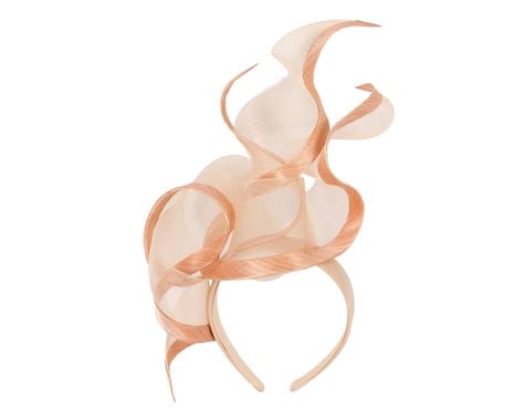 Bespoke Large Nude Racing Fascinator By Fillies Collection In Australia