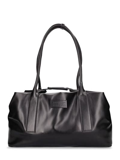 Soft Leather Weekender Bag MM6 Maison Margiela Men Luisaviaroma