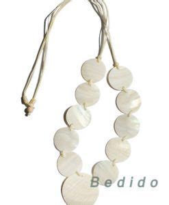 Kabibe Long Shell Necklace | Necklace, Shell necklaces, Long necklace