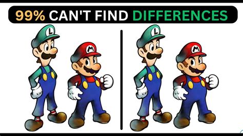 Spot The Difference Only Genius Find Differences 🔍 Youtube