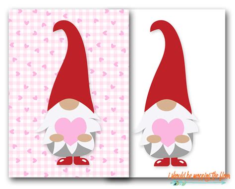 Free Valentine Gnome Printables I Should Be Mopping The Floor