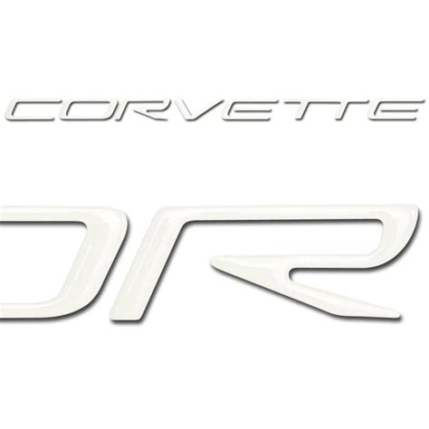 Corvette Letters Rear Bumper Caipm