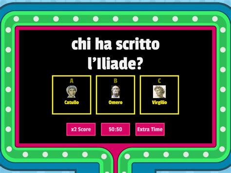 GIOCO QUIZ SU ILIADE Gameshow Quiz