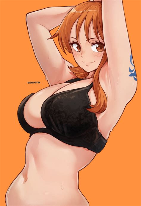 Nami One Piece Drawn By Aosora2823 Danbooru