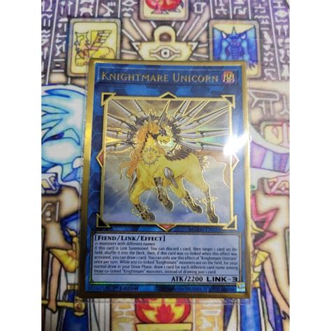 Thẻ Bài Yugioh Tcg Knightmare Unicorn Mged En034 Shopee Việt Nam