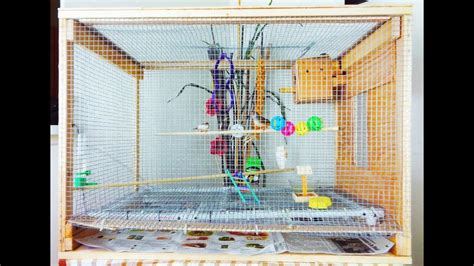 Diy Bird Cage Small Aviary For My Zebra Finch Homemade Bird Cage Youtube