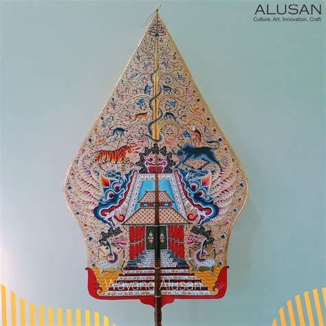 Jual Gunungan Wayang Kulit Alusan Bahan Kulit Kerbau Ukuran Standar