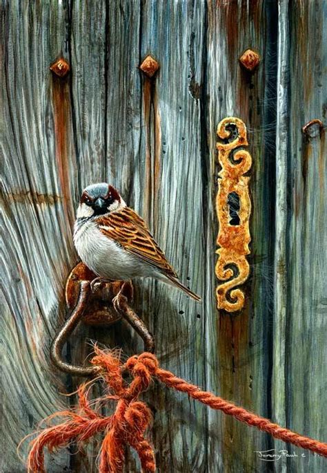 Solve House Sparrow At The Door Jigsaw Puzzle Online With 70 Pieces