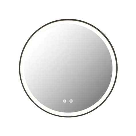 600x600x40mm Round Bathroom LED Mirror With Motion Sensor Auto On