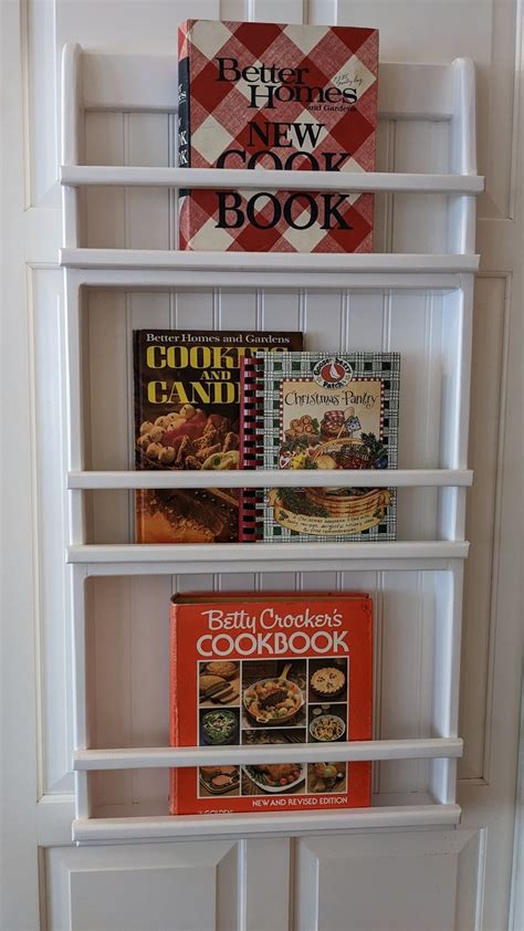 Cookbook Recipe Rack Bookshelf Wall Hanging Cabinet Rack Plate Rack